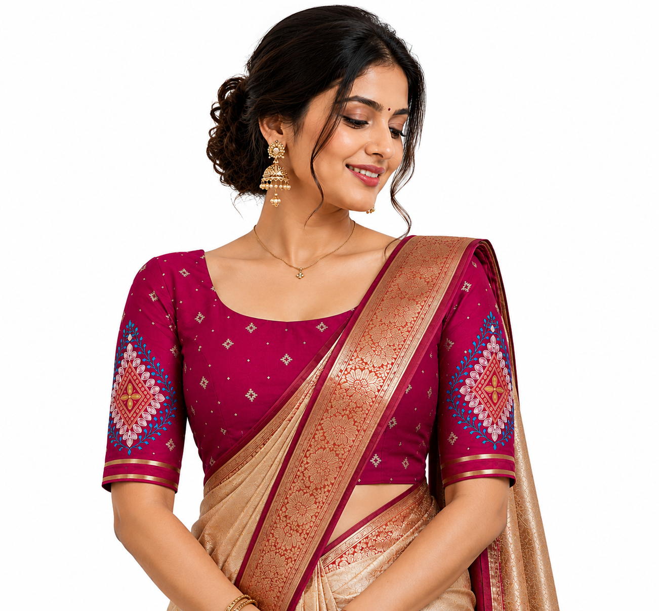 Heritage Embroidered Blouse